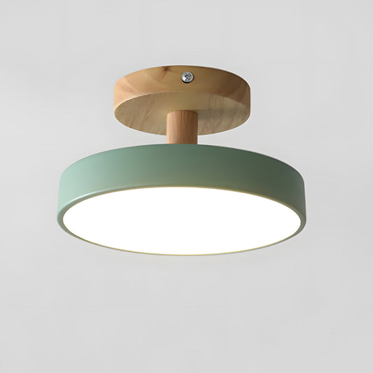 Moderne Ronde LED Plafondlamp van IJzer | Strakke Verlichting voor Hal, Gang of Overloop – IronHalo Hall Light