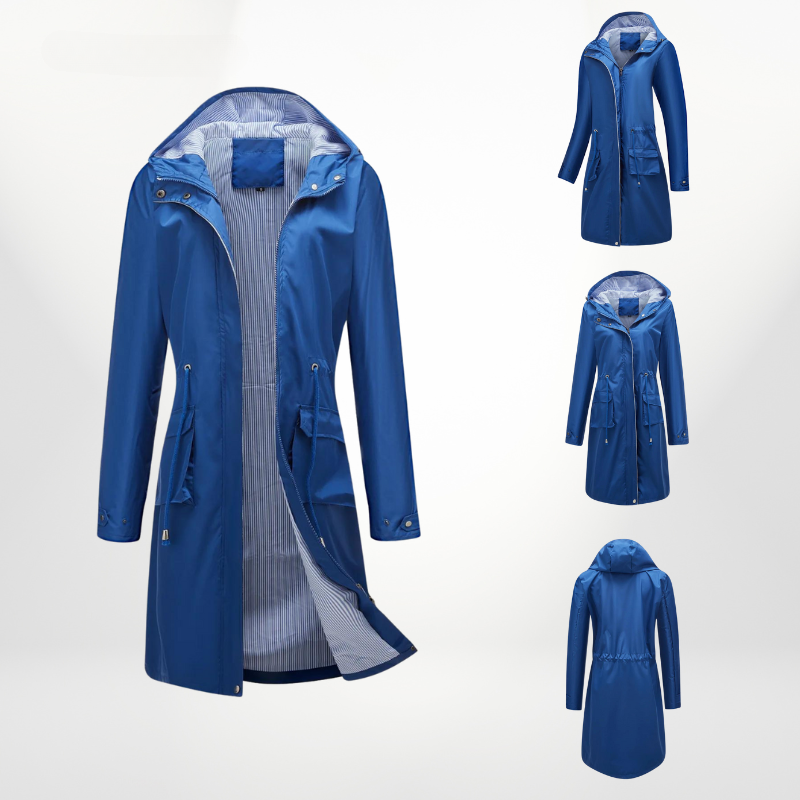 Trenchcoat Regenjas Met Capuchon | Lang