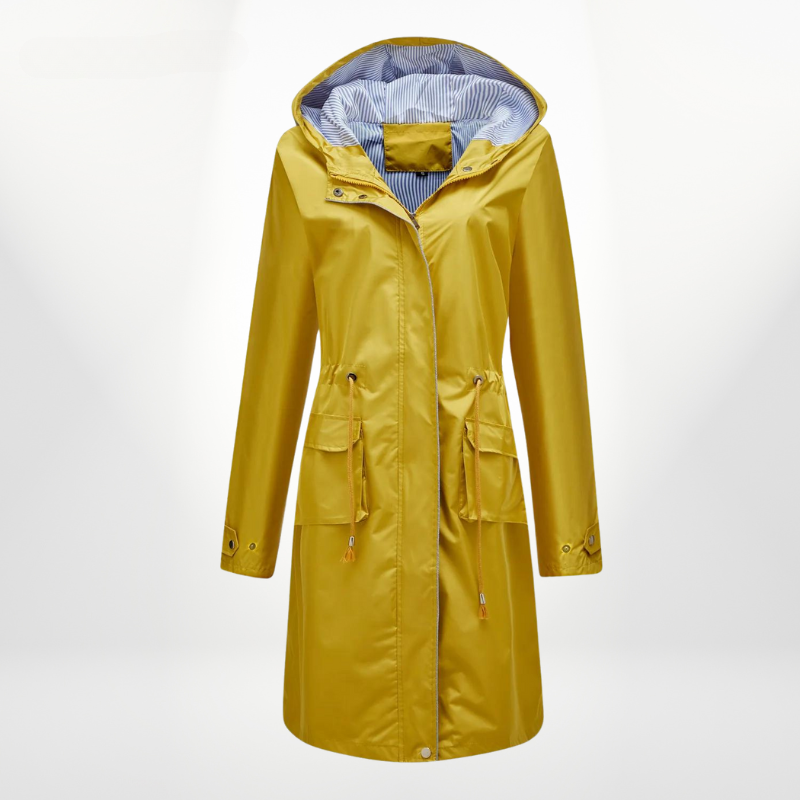 Trenchcoat Regenjas Met Capuchon | Lang