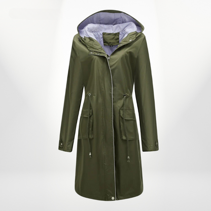 Trenchcoat Regenjas Met Capuchon | Lang