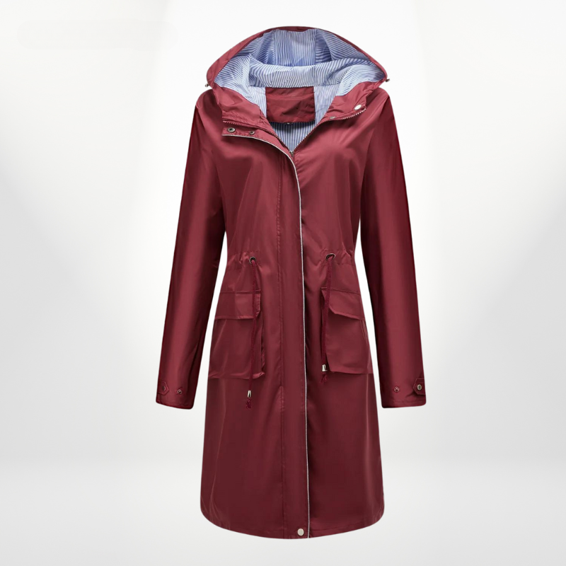 Trenchcoat Regenjas Met Capuchon | Lang
