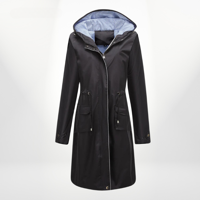 Trenchcoat Regenjas Met Capuchon | Lang