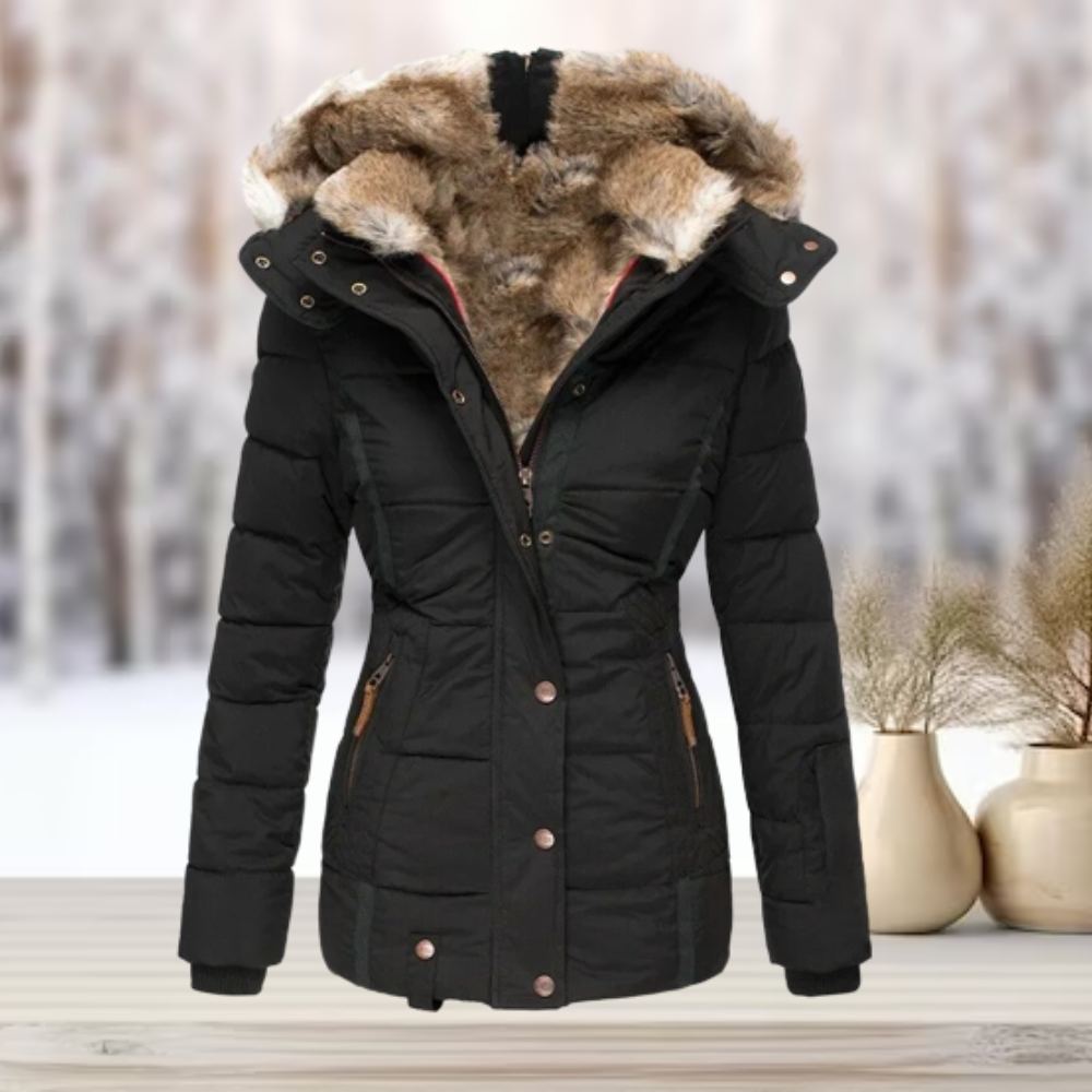 Stijlvolle Winterjas Met Capuchon | Warm