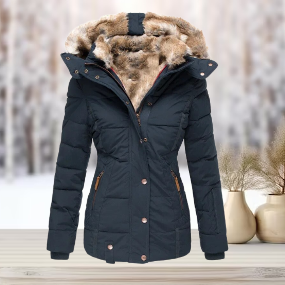 Stijlvolle Winterjas Met Capuchon | Warm