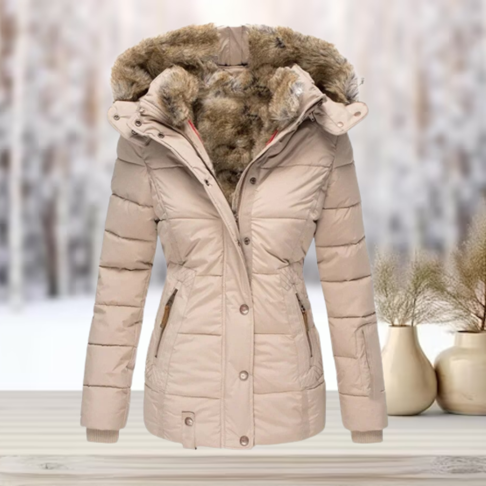 Stijlvolle Winterjas Met Capuchon | Warm