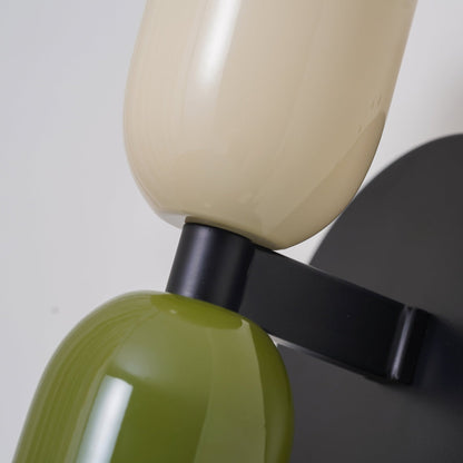 Dubbele Wandlamp in Vintage Stijl | Korte Moderne LED Wandverlichting voor Bijkeuken of Hal – TwinGlow Retro