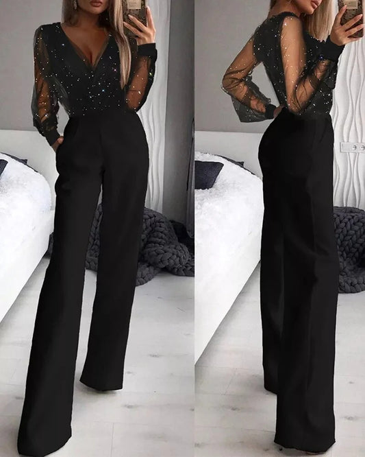 Effen Casual Jumpsuit – Simpele Elegantie & Comfort – Sophie