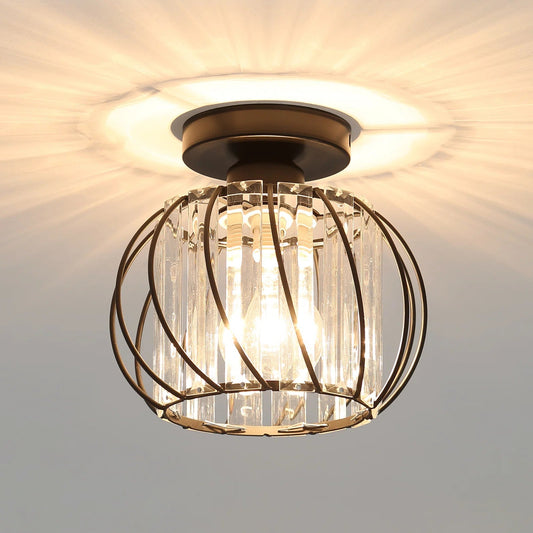 Nordic Luxe Plafondlamp van Glas | Designlamp voor Hal, Gang of Overloop – ScandiLuxe Glow