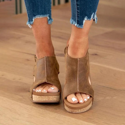 Boho – Leren Sandalen Dames met Extra Support | Comfortabele Zomerschoenen met Stevige Zool
