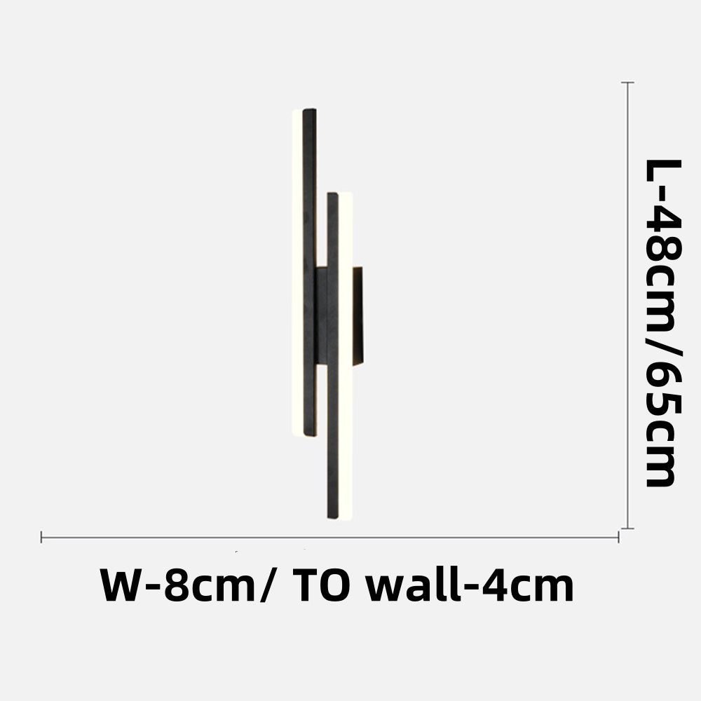 Lange Acryl LED Wandlamp | Moderne Sfeerverlichting voor Woonkamer of Hal – AcriLine Wall Light