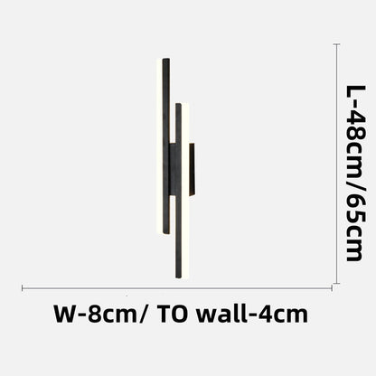 Lange Acryl LED Wandlamp | Moderne Sfeerverlichting voor Woonkamer of Hal – AcriLine Wall Light