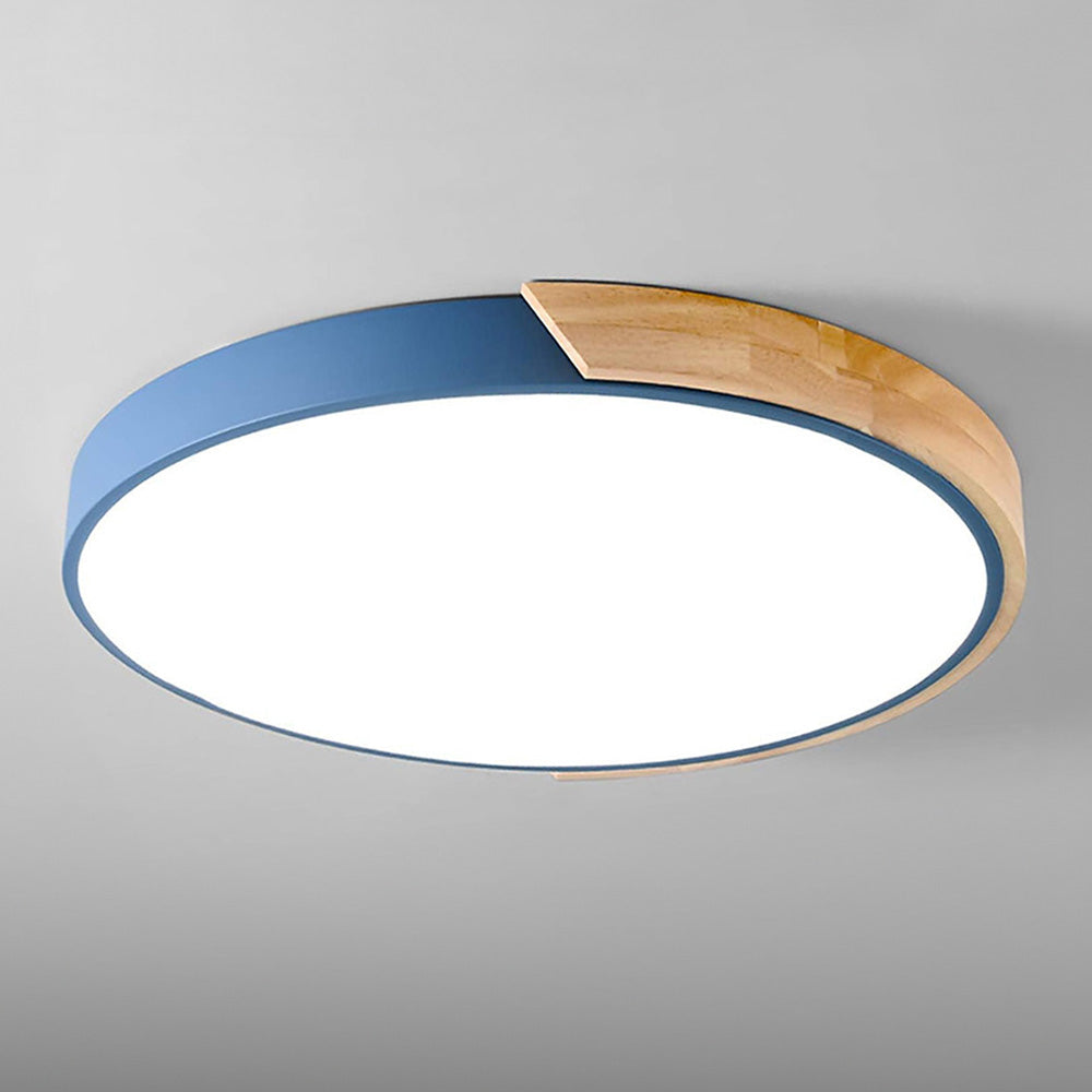 Kleurrijke Ronde LED Plafondlamp | Eenvoudig Modern Design voor Kinderkamer of Speelruimte – ColorGlow LED