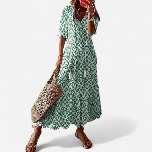 Zomerse Maxi Damesjurk – Tess