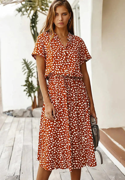 Zomerjurk Dames met Print | Luchtige en Comfortabele Jurk voor Warme Dagen
