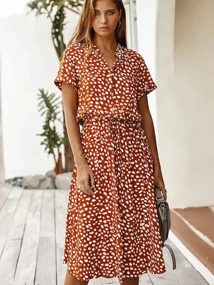 Zomerjurk met Print – Luchtig en Comfortabel voor Warme Dagen – Selina