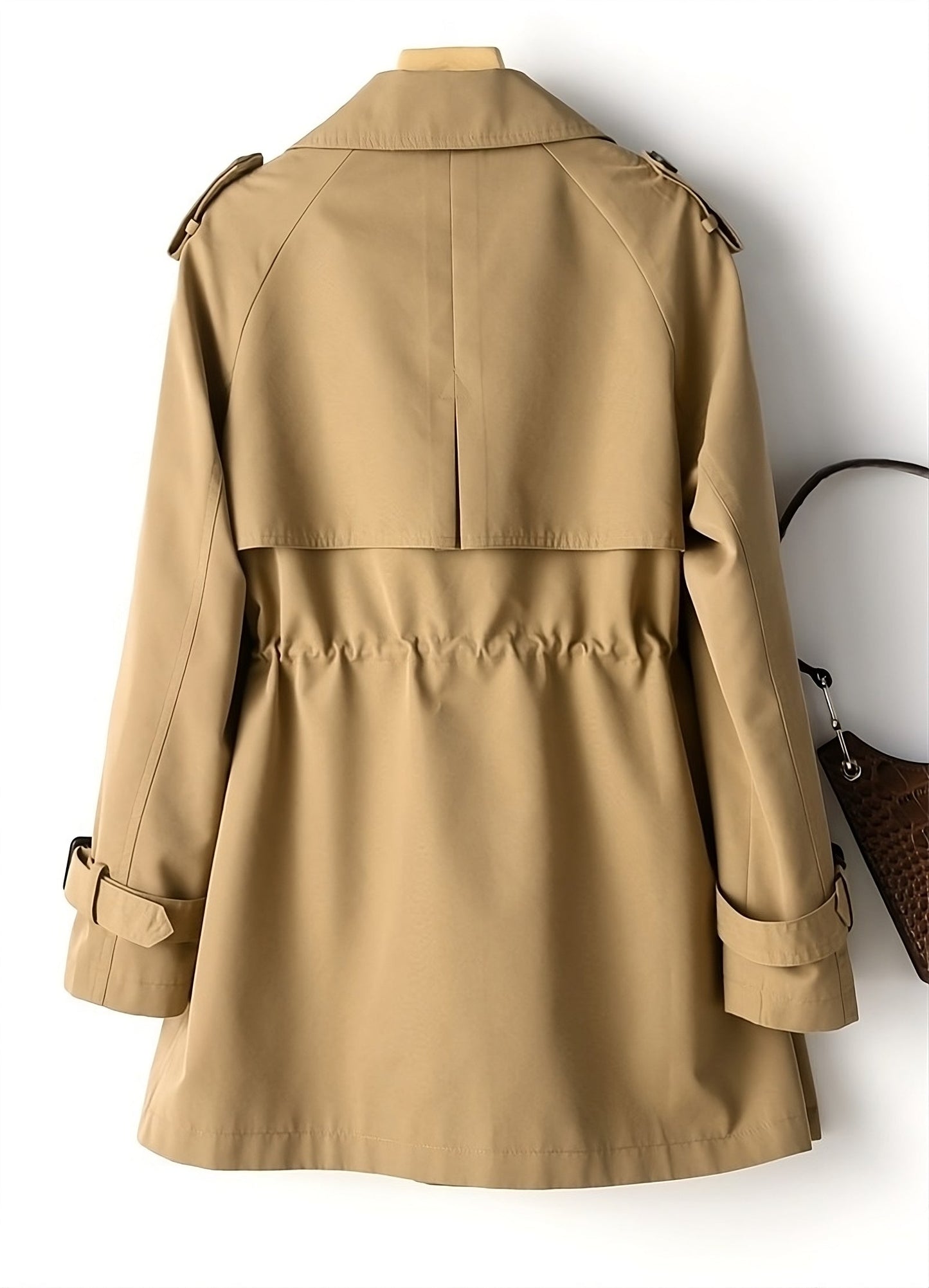 Stijlvolle Trenchcoat Met Knopen | Kort
