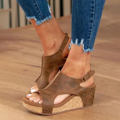 Boho – Leren Sandalen Dames met Extra Support | Comfortabele Zomerschoenen met Stevige Zool