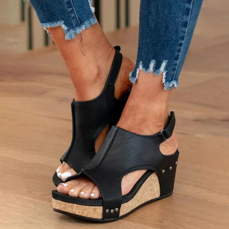 Boho – Leren Sandalen Dames met Extra Support | Comfortabele Zomerschoenen met Stevige Zool