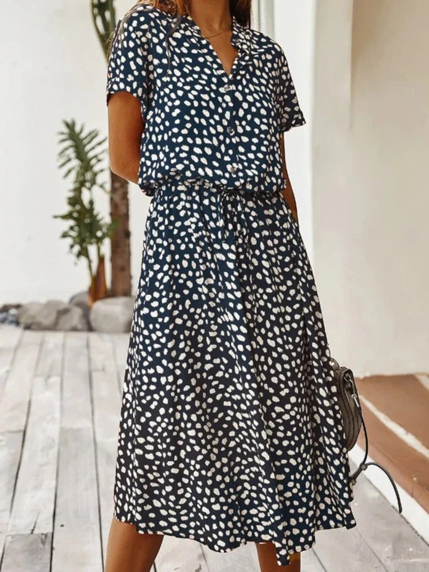 Zomerjurk met Print – Luchtig en Comfortabel voor Warme Dagen – Selina