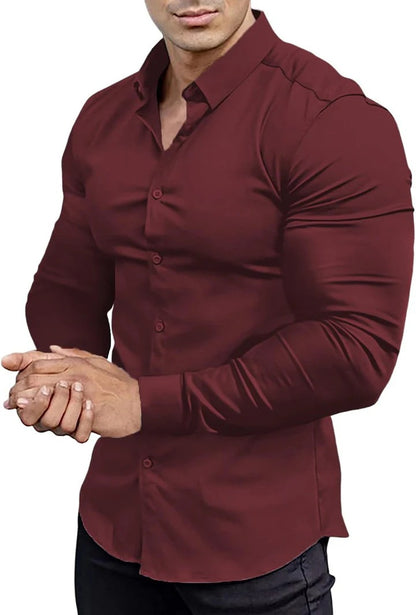 David – Slim Fit Herenoverhemd Voorjaar 2025 | Strijkvrij en Elegant Design