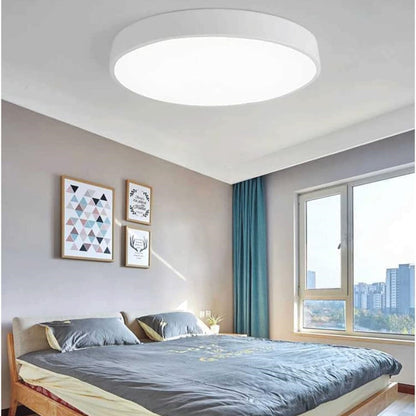 Ronde LED Plafondlamp | Strak Flush Mount Design voor Slaapkamer, Hal of Woonkamer – LumaRing LED