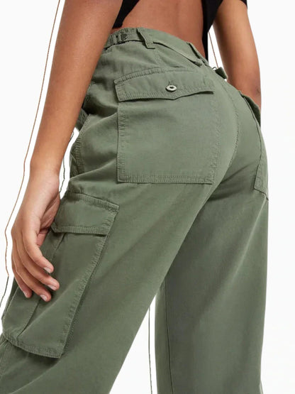 Cargo Pants met Verstelbare Taille – Stijlvol en Functioneel – Daxira