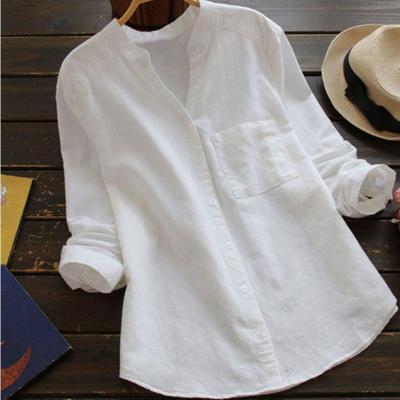 Mila | Casual Blouse met V-hals | Lange Mouwen