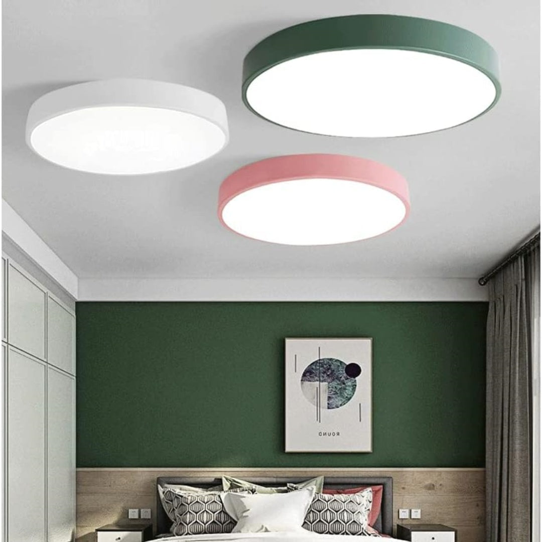 Ronde LED Plafondlamp | Strak Flush Mount Design voor Slaapkamer, Hal of Woonkamer – LumaRing LED