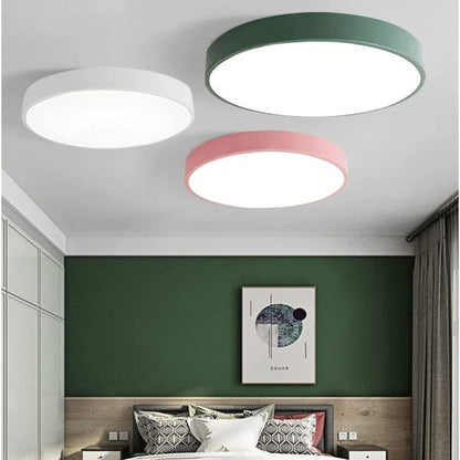 Ronde LED Plafondlamp | Strak Flush Mount Design voor Slaapkamer, Hal of Woonkamer – LumaRing LED