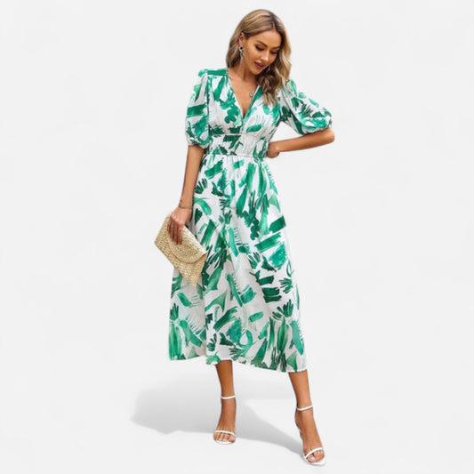 Zomerse Midi Damesjurk – Lotte