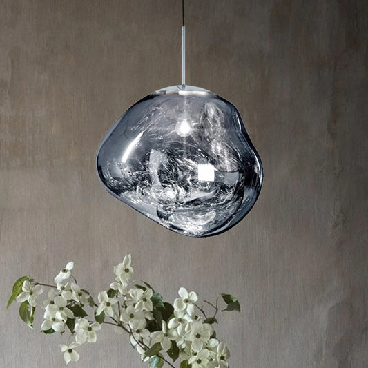 LunaLux Plafondlamp van Glas | Moderne Designlamp voor Woonkamer of Hal