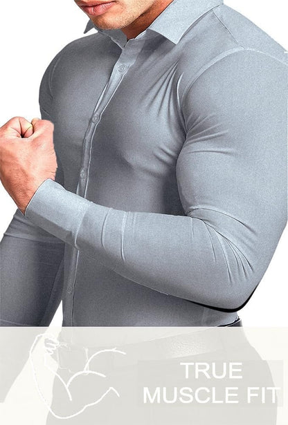 David – Slim Fit Herenoverhemd Voorjaar 2025 | Strijkvrij en Elegant Design