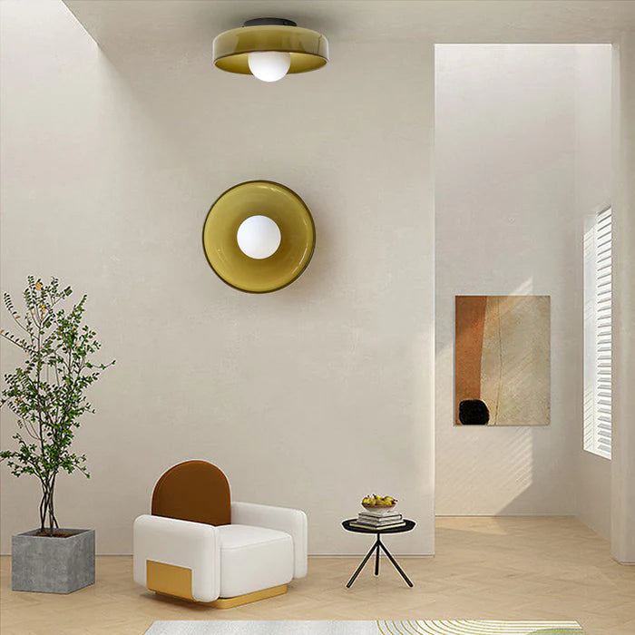 Moderne Ronde Flush Plafondlamp | Strakke LED Keukenlamp voor Plafondmontage – CleanCircle LED