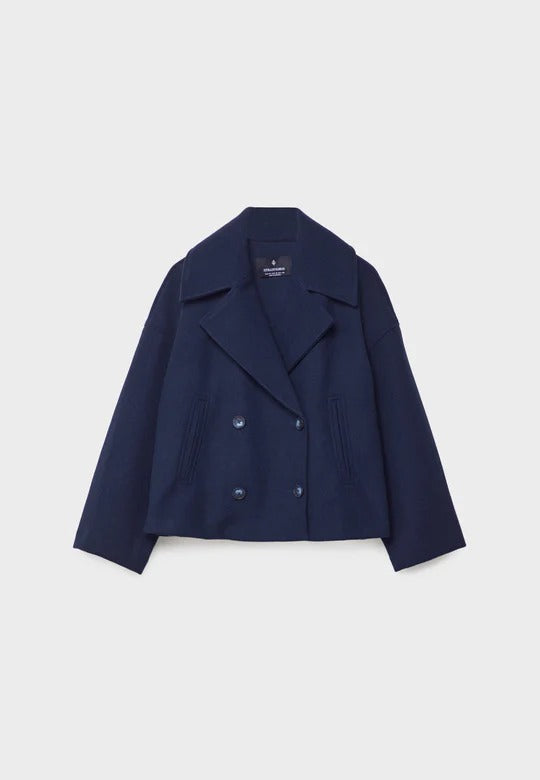 Korte Damesblazer met Knoopsluiting – Elegant & Gevormd – DuoChic