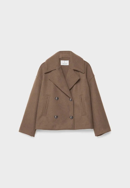 Korte Damesblazer met Knoopsluiting – Elegant & Gevormd – DuoChic