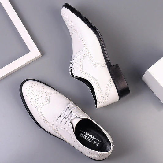 Handgemaakte Kalfslederen Nette Herenschoenen | Luxe en Comfortabele Veterschoenen voor Business of Formal Wear