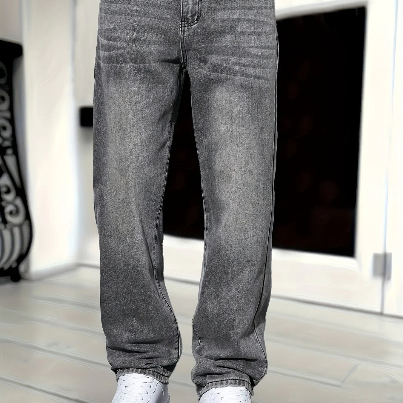Klassieke Heren Jeans – Thijs | Denim Broek met Rechte Pasvorm en Comfortabele Stretch