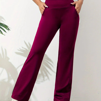 Dames Yogabroek Comfortabel en Elastisch | Hoge Taille Sportlegging voor Yoga, Fitness of Lounge – FlexAura