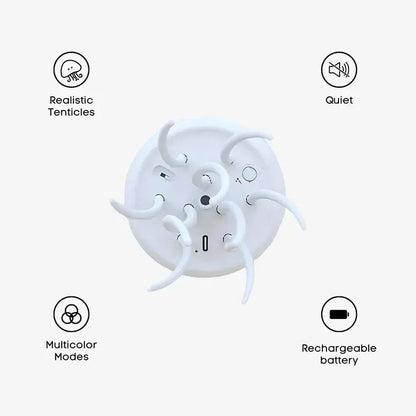 Slimme LED Kwallenlamp met Kleurrijke Verlichting | Bewegende Sfeerlamp met Realistisch Water Effect – JellyGlow Smart