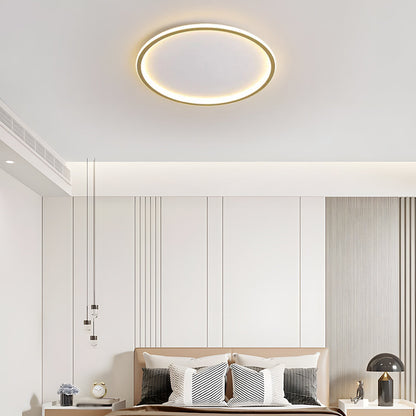 Scandinavische Schijfvormige LED Plafondlamp | Minimalistisch Design voor Woonkamer of Hal – NordDisc Light