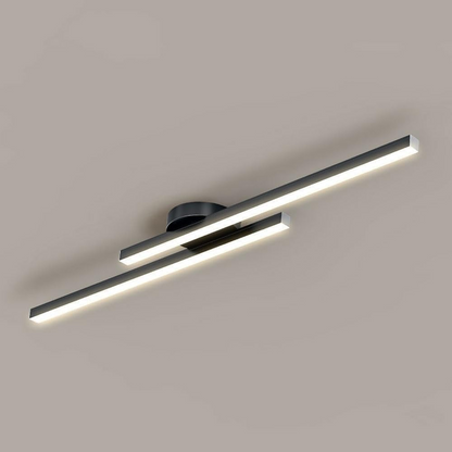 Moderne Aluminium LED Plafondlamp Langwerpig | Semi-Flush Design voor Woonkamer – LineaGlow LED