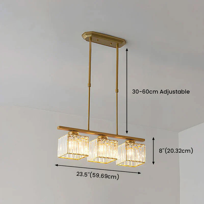 Moderne Art Deco Glazen Hanglampen | Stijlvolle Verlichting voor Keukeneiland of Eettafel – DecoGlow