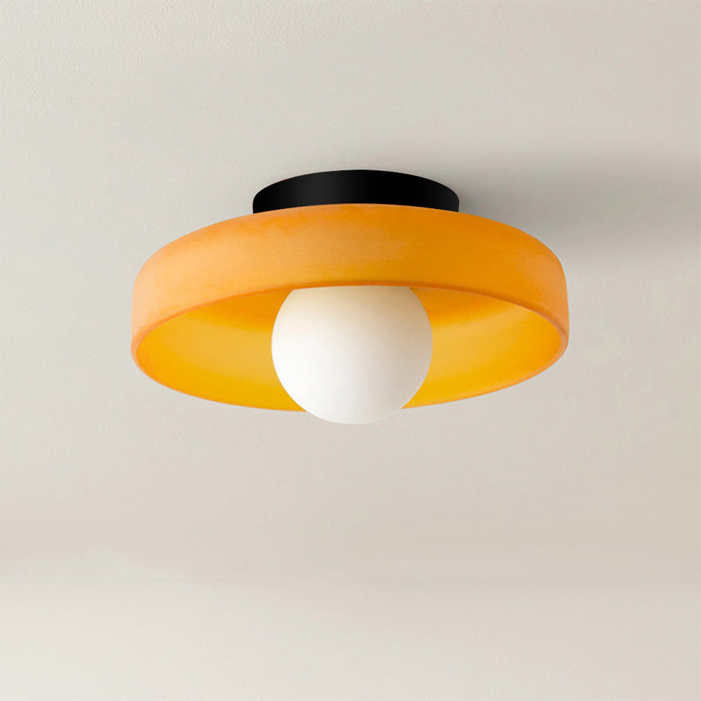 Moderne Ronde Flush Plafondlamp | Strakke LED Keukenlamp voor Plafondmontage – CleanCircle LED