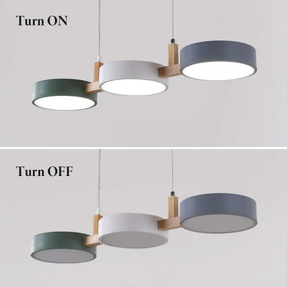 Nordic Hanglamp met Meerdere Cilinderlampen | Modern Metalen Design voor Eetkamer of Keuken – ScandiTube Pendant