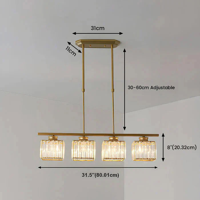 Moderne Art Deco Glazen Hanglampen | Stijlvolle Verlichting voor Keukeneiland of Eettafel – DecoGlow