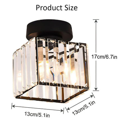 Moderne Plafondlamp met 1 Lichtpunt | Stijlvolle Ganglamp voor Hal of Overloop – SoloGlow
