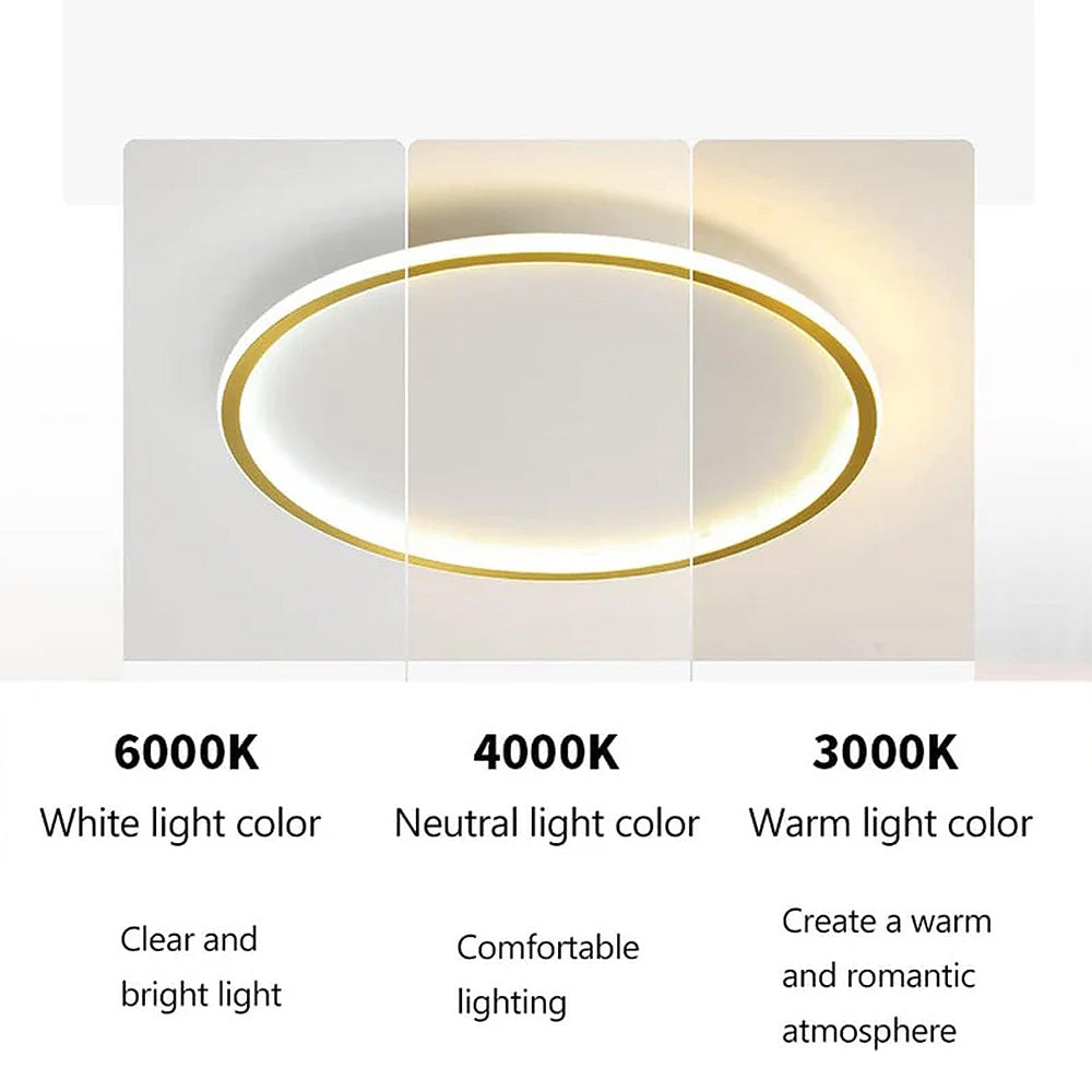 Ultradunne Ronde LED Plafondlamp | Modern Design voor Lage Plafonds – SlimGlow Ceiling Light