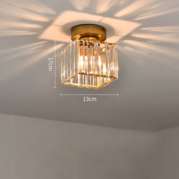 Moderne Plafondlamp met 1 Lichtpunt | Stijlvolle Ganglamp voor Hal of Overloop – SoloGlow