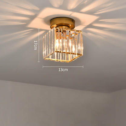 Moderne Plafondlamp met 1 Lichtpunt | Stijlvolle Ganglamp voor Hal of Overloop – SoloGlow