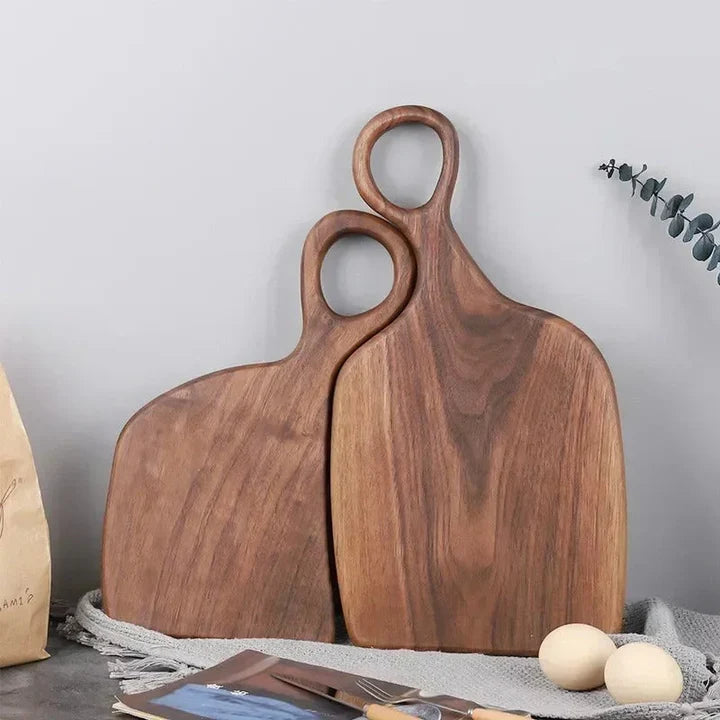 2-Pack Walnoothouten Snijplanken – Stijlvol & Duurzaam Keukengerei – Nutralis